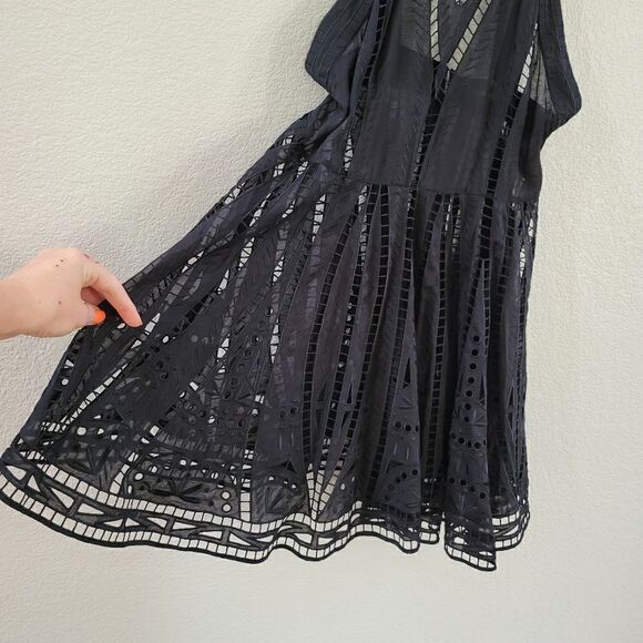 NWT Magali Pascal Tangier Eyelet Mini Dress S - Picture 8 of 15